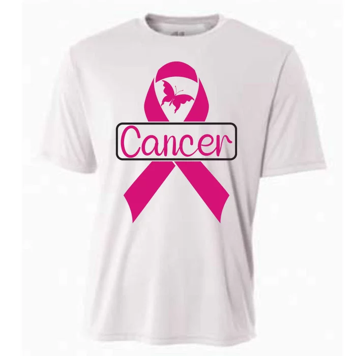 Pink Ribbon Cancer Day Breast Cancer Awareness Cooling Performance Crew T-Shirt