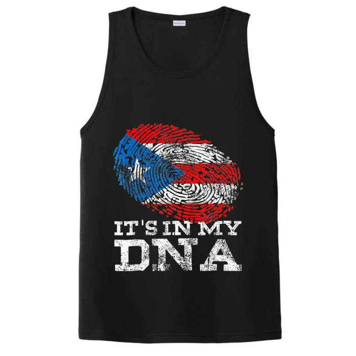 Puerto Rico DNA Celebrating Hispanic Heritage Month Performance Tank