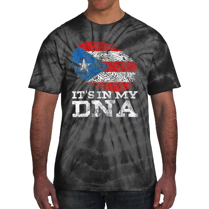 Puerto Rico DNA Celebrating Hispanic Heritage Month Tie-Dye T-Shirt