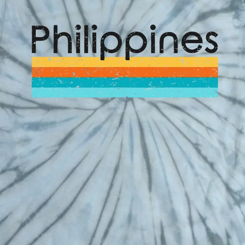 Philippines Retro Design Tie-Dye T-Shirt