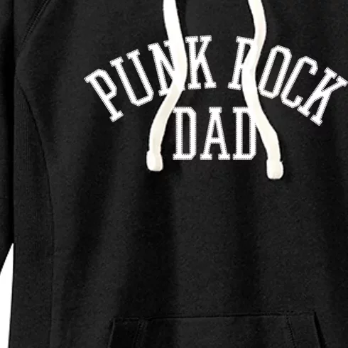 Punk Rock Dad Gift Tattoos Punker Rocker Ska Band Music Funny Gift Women's Fleece Hoodie