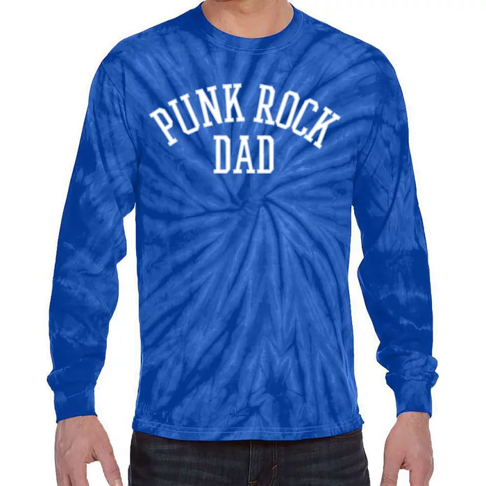 Punk Rock Dad Gift Tattoos Punker Rocker Ska Band Music Funny Gift Tie-Dye Long Sleeve Shirt