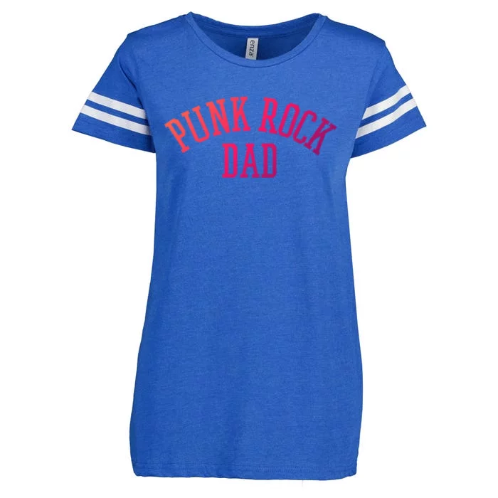 Punk Rock Dad Gift Tattoos Punker Rocker Ska Band Music Funny Gift Enza Ladies Jersey Football T-Shirt