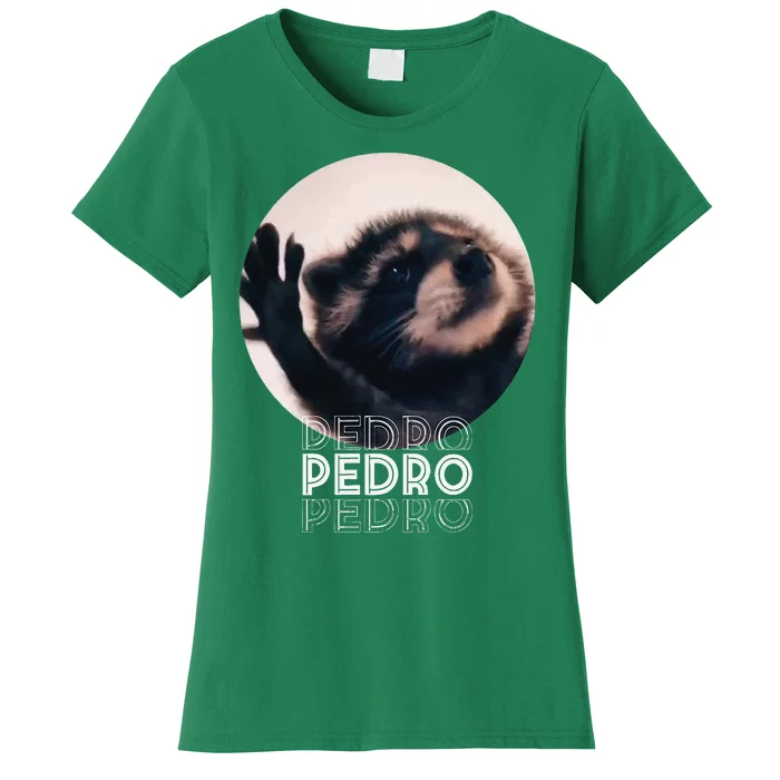 Pedro Racoon Dance Popular Internet Meme Mapache Dance Women's T-Shirt