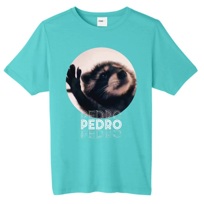 Pedro Racoon Dance Popular Internet Meme Mapache Dance ChromaSoft Performance T-Shirt