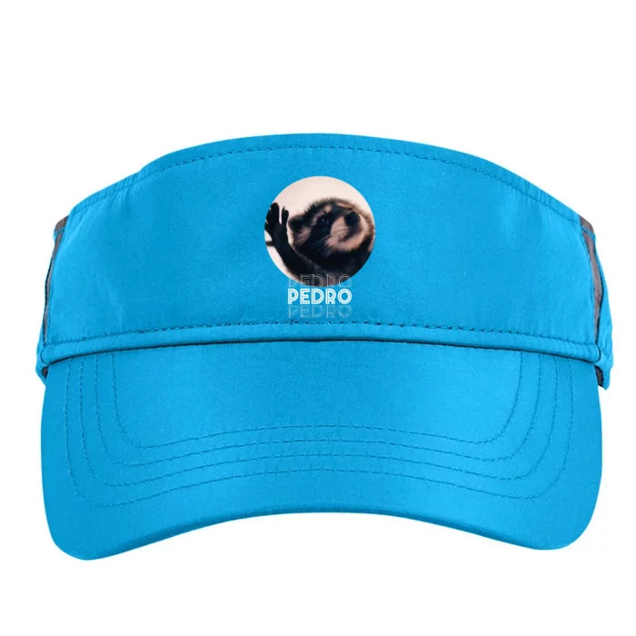 Pedro Racoon Dance Popular Internet Meme Mapache Dance Adult Drive Performance Visor