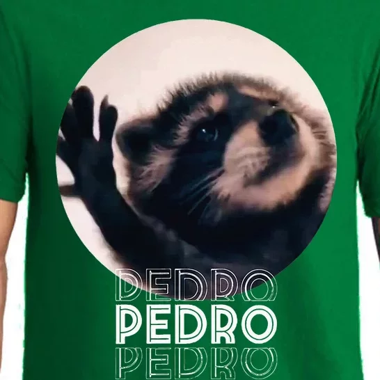 Pedro Racoon Dance Popular Internet Meme Mapache Dance Pajama Set