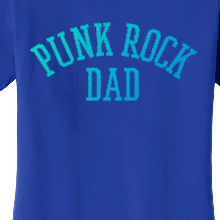 Punk Rock Dad Gift Tattoos Punker Rocker Ska Band Music Funny Gift Women's T-Shirt