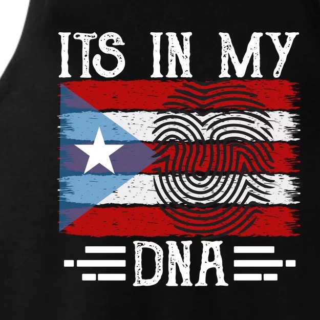 Puerto Rico Dna Ladies Tri-Blend Wicking Tank