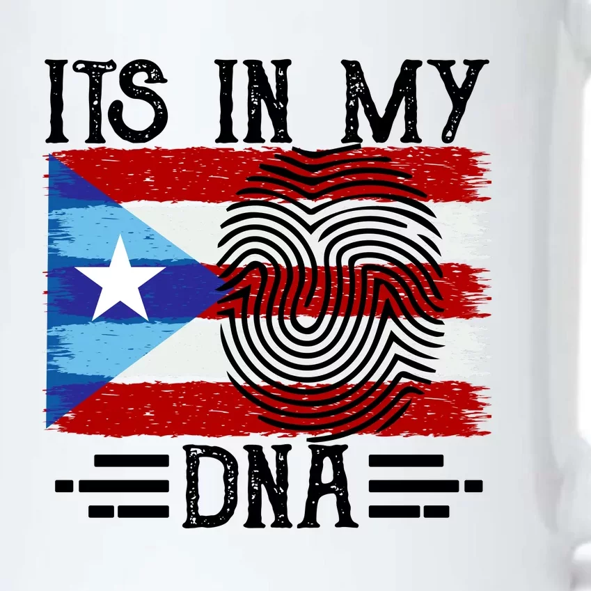 Puerto Rico Dna Black Color Changing Mug