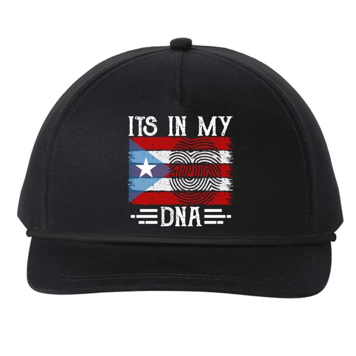 Puerto Rico Dna Snapback Five-Panel Rope Hat