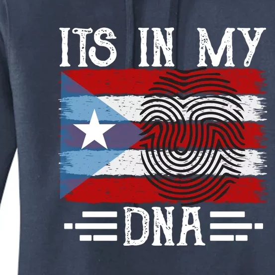 Puerto Rico Dna Women's Pullover Hoodie