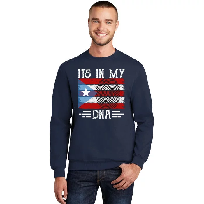 Puerto Rico Dna Tall Sweatshirt