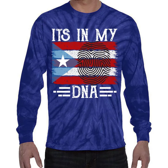 Puerto Rico Dna Tie-Dye Long Sleeve Shirt