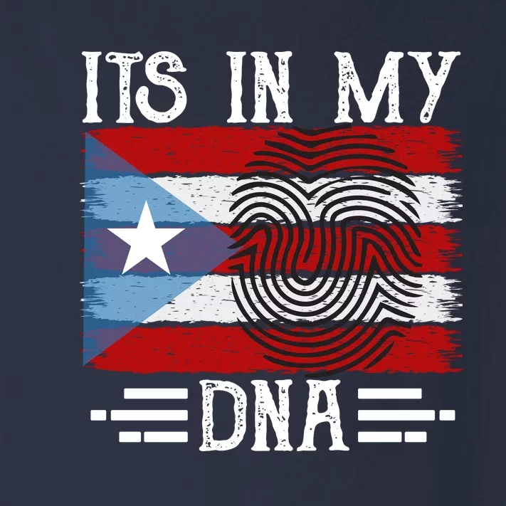 Puerto Rico Dna Toddler Long Sleeve Shirt