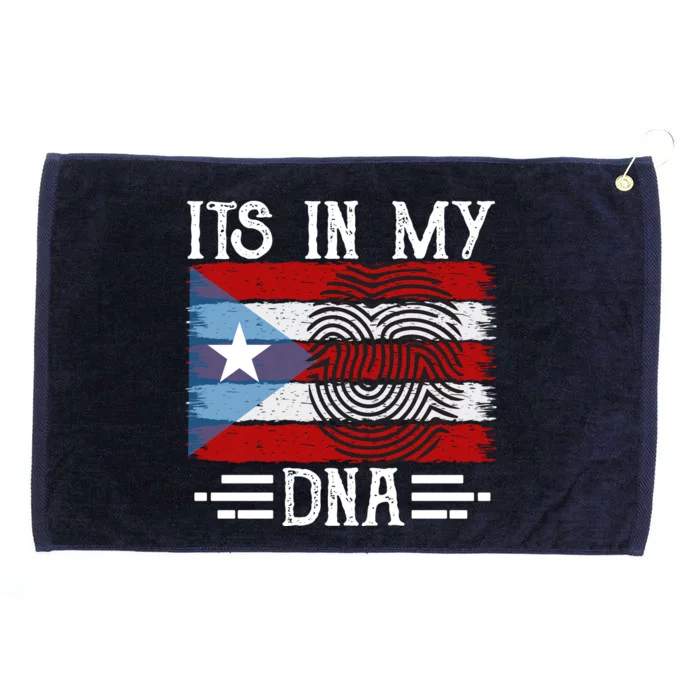 Puerto Rico Dna Grommeted Golf Towel