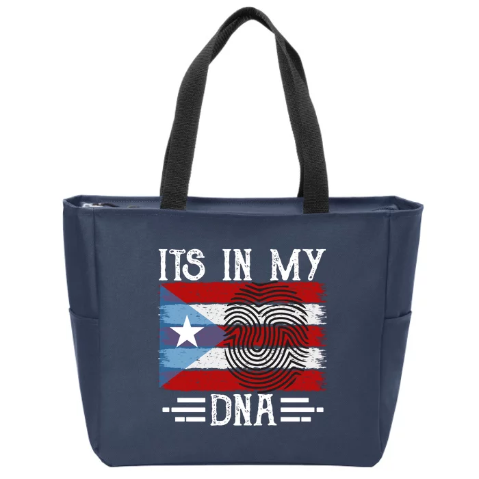 Puerto Rico Dna Zip Tote Bag