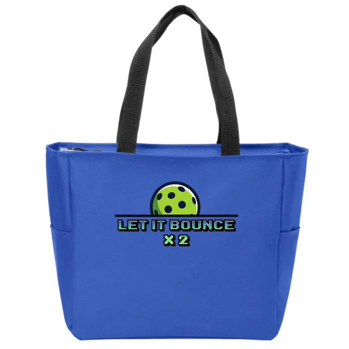 Pickle Reminder Design Zip Tote Bag