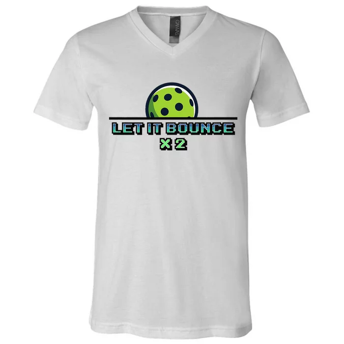 Pickle Reminder Design V-Neck T-Shirt