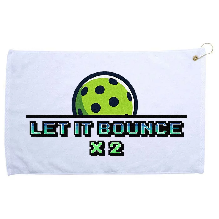 Pickle Reminder Design Grommeted Golf Towel