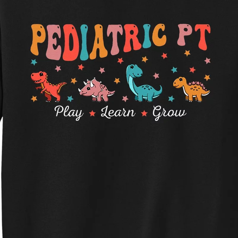 Pediatric Retro Dinosaur PT Physical therapy Therapist Tall Sweatshirt