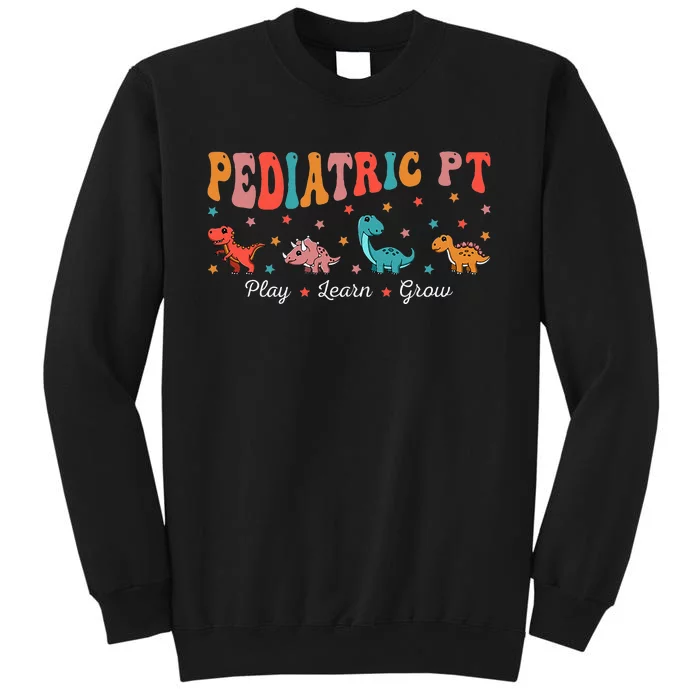 Pediatric Retro Dinosaur PT Physical therapy Therapist Tall Sweatshirt