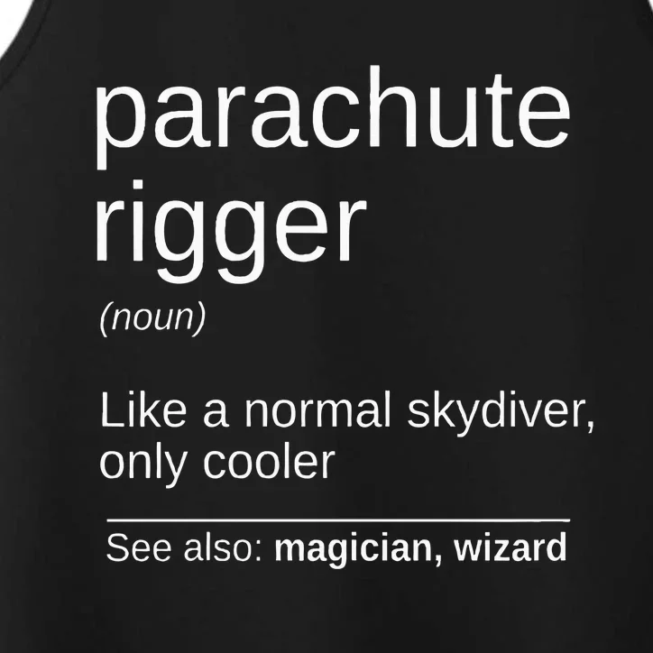 Parachute Rigger Definition Design Skydiving Packer Performance Tank