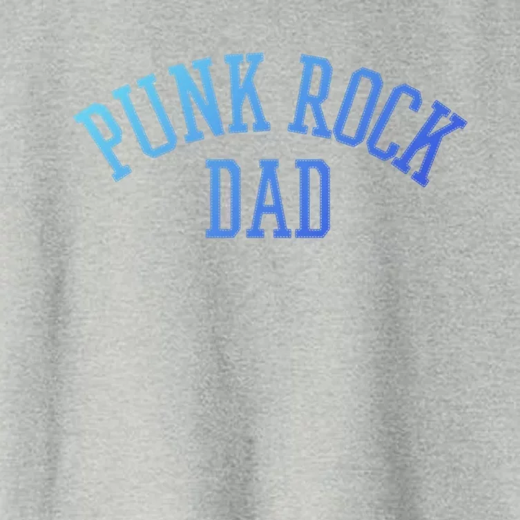 Punk Rock Dad Gift Tattoos Punker Rocker Ska Band Music Funny Gift Women's Crop Top Tee