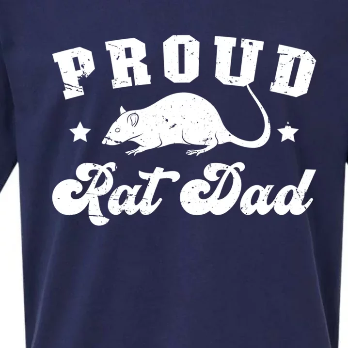 Proud Rat Dad Rat Owner Rat Father Gift Sueded Cloud Jersey T-Shirt