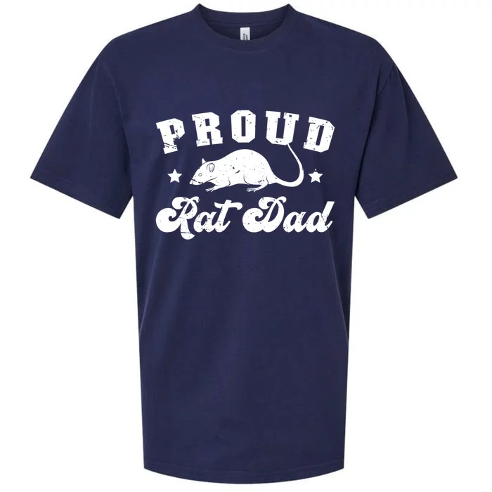 Proud Rat Dad Rat Owner Rat Father Gift Sueded Cloud Jersey T-Shirt