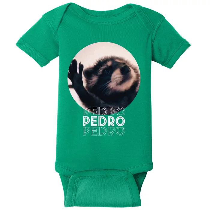 Pedro Racoon Dance Popular Internet Meme Mapache Dance Baby Bodysuit