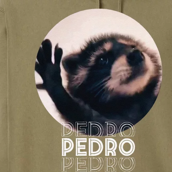 Pedro Racoon Dance Popular Internet Meme Mapache Dance Premium Hoodie