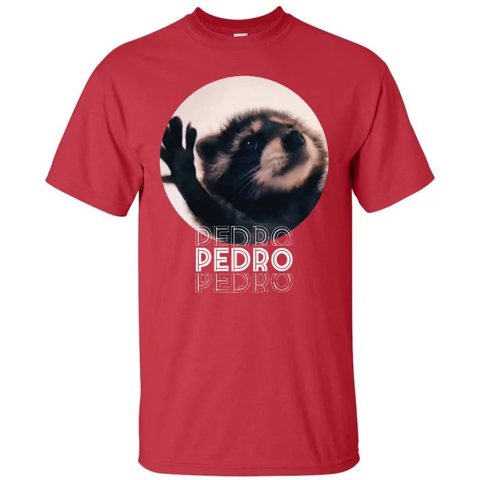 Pedro Racoon Dance Popular Internet Meme Mapache Dance Tall T-Shirt