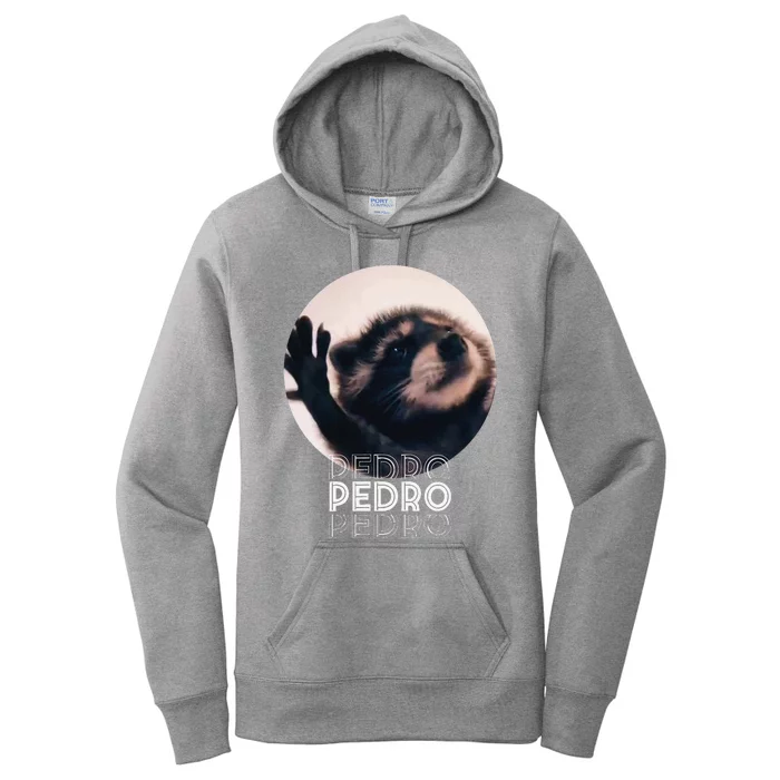 Pedro Racoon Dance Popular Internet Meme Mapache Dance Women's Pullover Hoodie