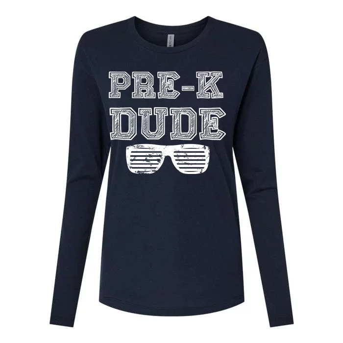 Pre-K Dude Womens Cotton Relaxed Long Sleeve T-Shirt