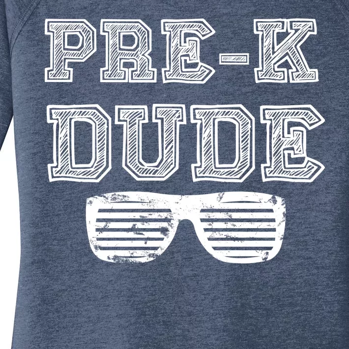 Pre-K Dude Women's Perfect Tri Tunic Long Sleeve Shirt