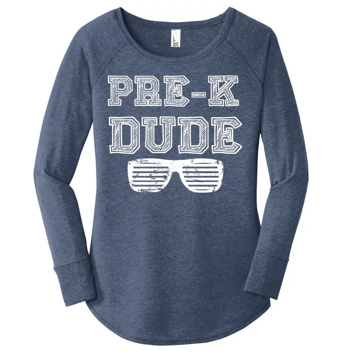 Pre-K Dude Women's Perfect Tri Tunic Long Sleeve Shirt