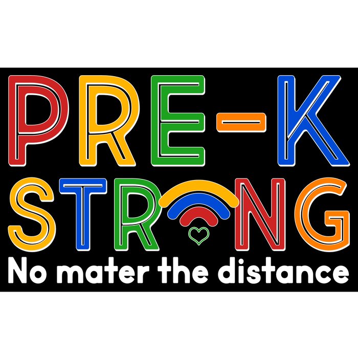 Pre-K Strong No Matter The Difference Wi-fi Bumper Sticker