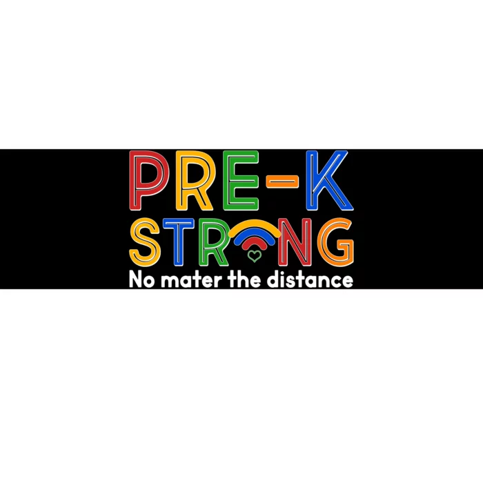 Pre-K Strong No Matter The Difference Wi-fi Bumper Sticker