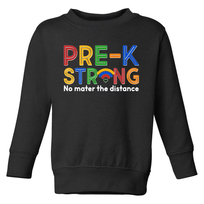 Pre-K Strong No Matter The Difference Wi-fi Toddler Sweatshirt