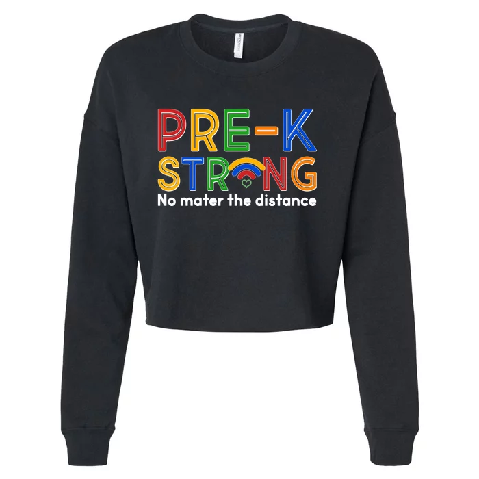 Pre-K Strong No Matter The Difference Wi-fi Cropped Pullover Crew