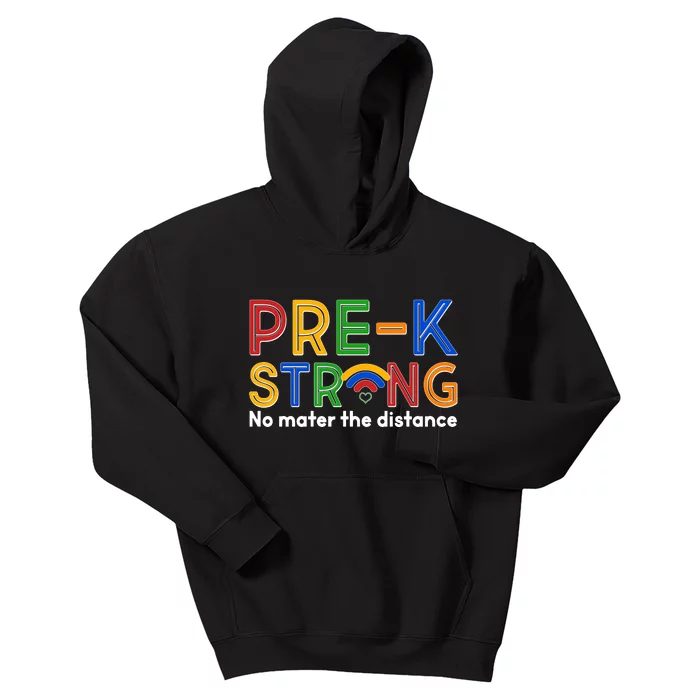 Pre-K Strong No Matter The Difference Wi-fi Kids Hoodie