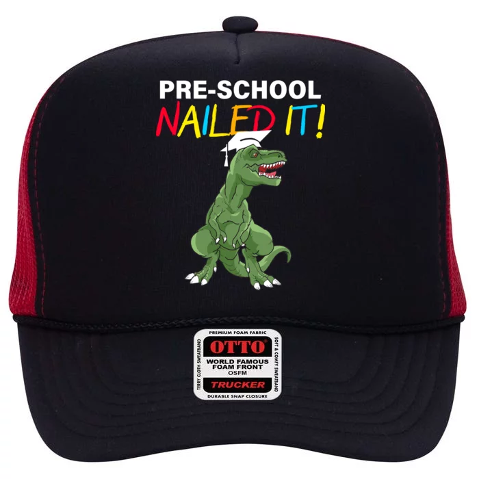 Pre-School Nailed It Dinosaur High Crown Mesh Trucker Hat