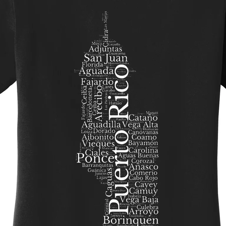 Puerto Rico El Morro Prideful Puerto Rican Cities And Towns Women's T-Shirt