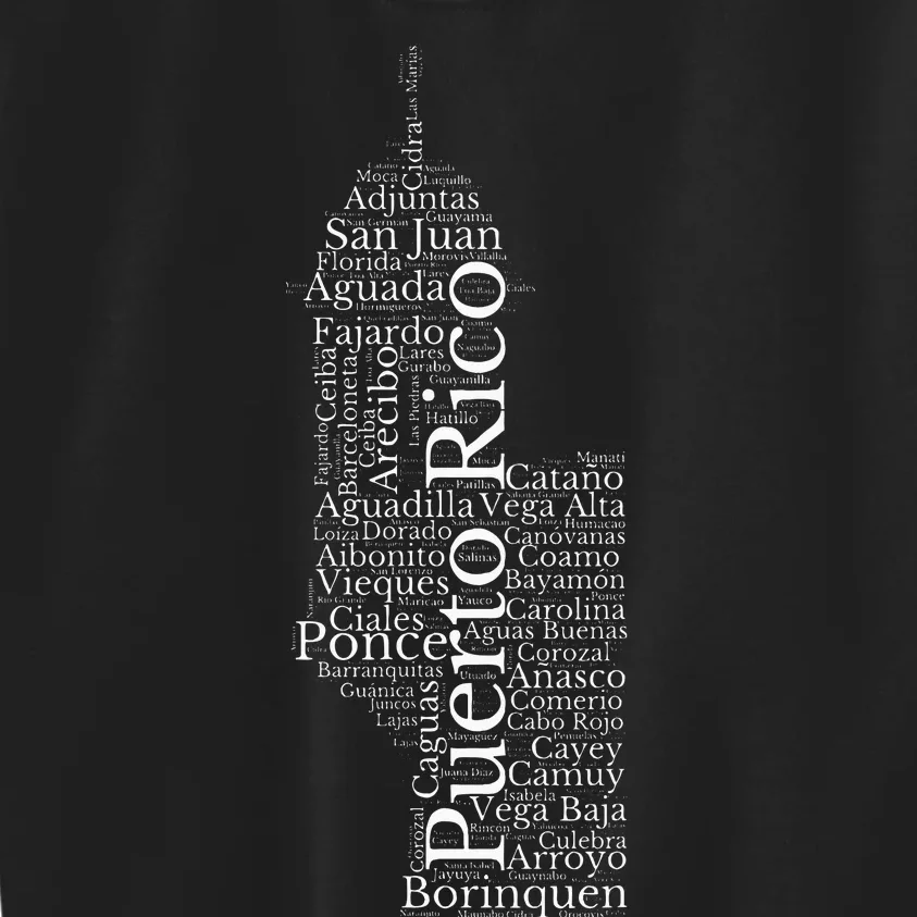 Puerto Rico El Morro Prideful Puerto Rican Cities And Towns Kids Sweatshirt