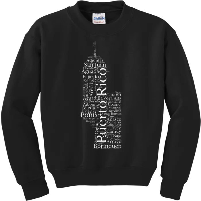 Puerto Rico El Morro Prideful Puerto Rican Cities And Towns Kids Sweatshirt