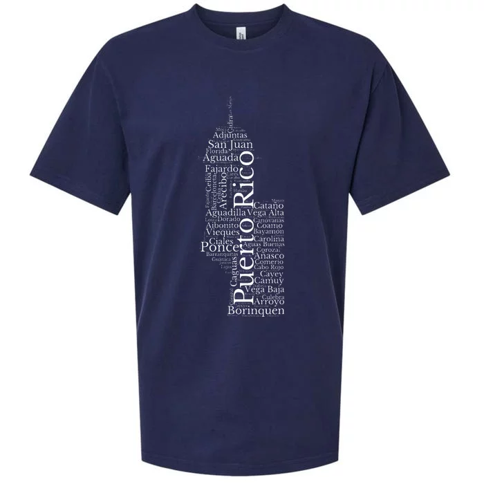 Puerto Rico El Morro Prideful Puerto Rican Cities And Towns Sueded Cloud Jersey T-Shirt