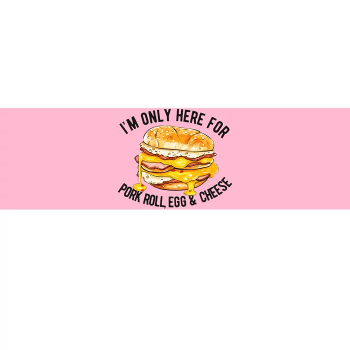 Pork Roll Egg And Cheese New Jersey Pride Nj Bumper Sticker