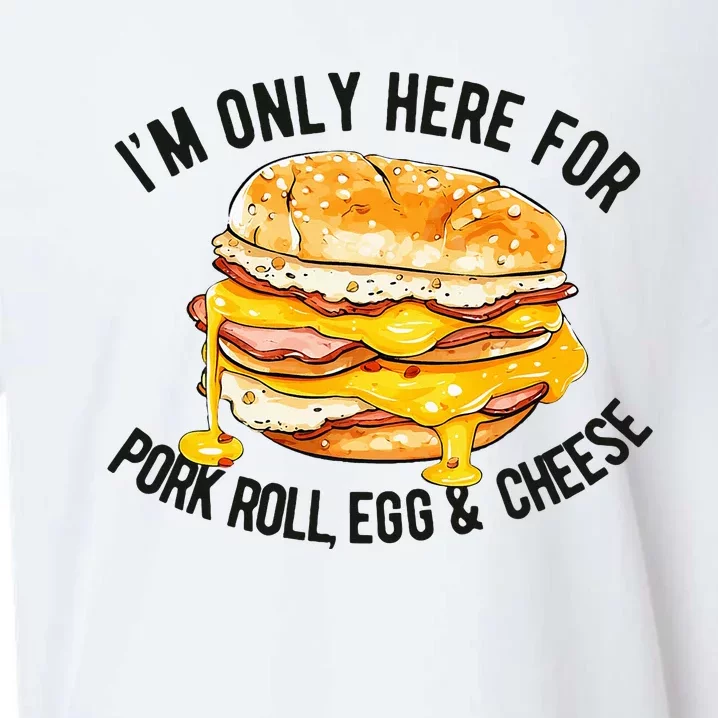 Pork Roll Egg And Cheese New Jersey Pride Nj Sueded Cloud Jersey T-Shirt