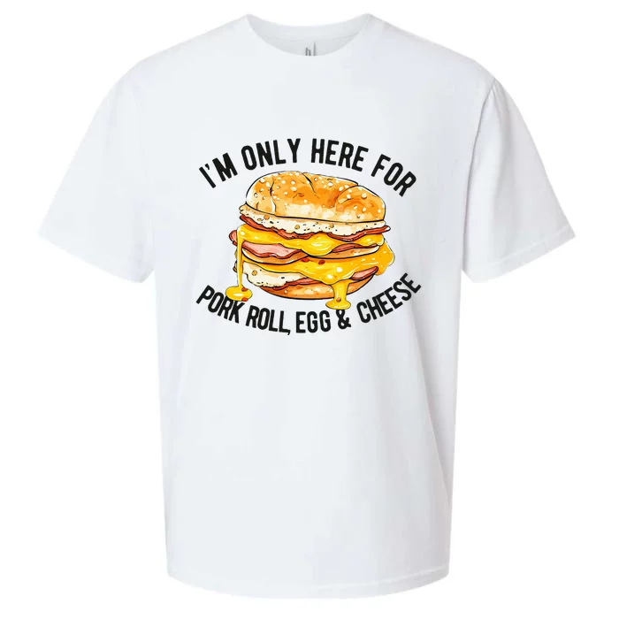 Pork Roll Egg And Cheese New Jersey Pride Nj Sueded Cloud Jersey T-Shirt